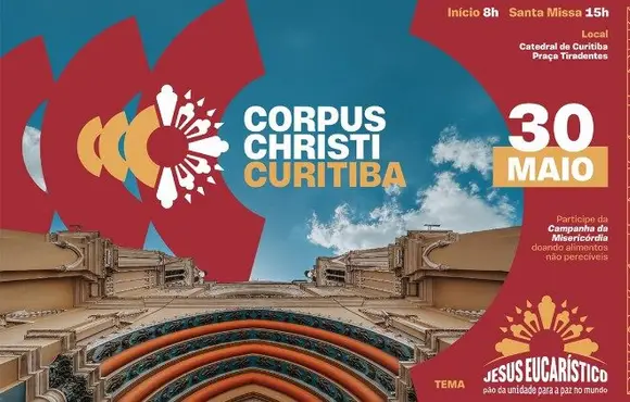 Curitiba: Corpus Christi 2024 pede unidade e paz para o mundo